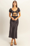 VINCENZA SATIN MAXI DRESS
