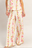 BLUSH GARDEN PANTS SET BOTTOMS
