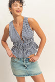 NAVY HARBOR BREEZE TOP
