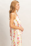 BLUSH GARDEN PANTS SET TOP