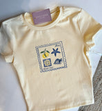 AMALFI COAST POSTCARD BABY TEE