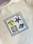 AMALFI COAST POSTCARD BABY TEE