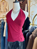 VERY MERRY HALTER TOP