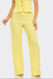 LULU SET PANTS - YELLOW