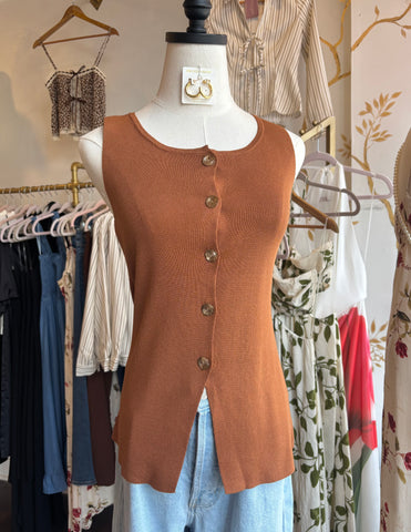 AUTUMN IN JERSEY SWEATER VEST