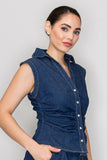 CENTRAL PARK DENIM TOP