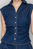 CENTRAL PARK DENIM TOP