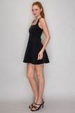 BOOTS ON BROADWAY DENIM MINI DRESS