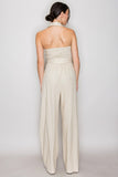 SUMMER LOVE LINEN BLEND JUMPSUIT