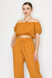 GOLDEN HOUR HALTER TOP