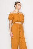 GOLDEN HOUR HALTER TOP