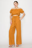GOLDEN HOUR HALTER TOP
