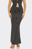 EVERLY POLKA DOT SET MAXI SKIRT