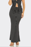 EVERLY POLKA DOT SET MAXI SKIRT