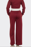 THE ROMY SET BOTTOMS - BURGUNDY