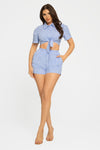 AMERICANA GINGHAM SET TOP
