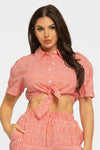 AMERICANA GINGHAM SET TOP