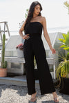 DANI PLEATED JUMPSUIT - BLACK