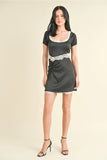 SERAFINA LACE MINI DRESS
