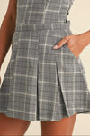 NOELLE PLAID SET SKIRT