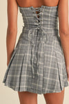 NOELLE PLAID SET SKIRT