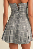 NOELLE PLAID SET SKIRT