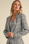 NOELLE PLAID SET BLAZER