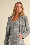 NOELLE PLAID SET BLAZER