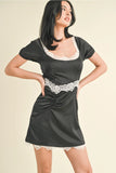 SERAFINA LACE MINI DRESS