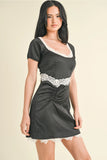 SERAFINA LACE MINI DRESS