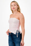 NOLA LACE ASYMMETRIC TOP