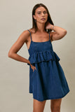 DOLLY DENIM MINI DRESS
