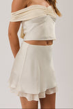 ESME SATIN MINI SKIRT