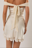 ESME SATIN MINI SKIRT