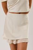 ESME SATIN MINI SKIRT