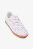 BLOSSOM BABE WHITE FLORAL SNEAKERS