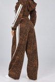 WILD SIDE LEOPARD TRACKSUIT PANTS