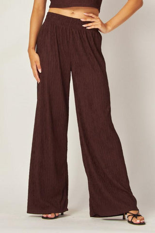 WEEKEND GETAWAY SET PANTS - ESPRESSO