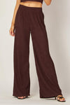 WEEKEND GETAWAY SET PANTS - ESPRESSO