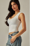 EMMY SCOOP NECK TANK