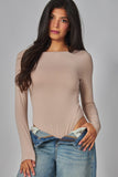 LOVER GIRL BODYSUIT - TAUPE