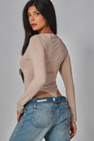 LOVER GIRL BODYSUIT - TAUPE