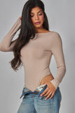 LOVER GIRL BODYSUIT - TAUPE