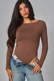 LOVER GIRL BODYSUIT - CHOCOLATE