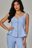 BLUE BELLE SET VEST TOP