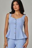 BLUE BELLE SET VEST TOP