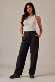 SOCIALITE WIDE LEG DRESS PANTS - BLACK
