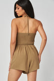 SIENNA SANDS HALTER ROMPER