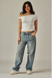 ELODIE OFF-SHOULDER TOP - WHITE