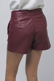 RAE FAUX LEATHER SHORTS